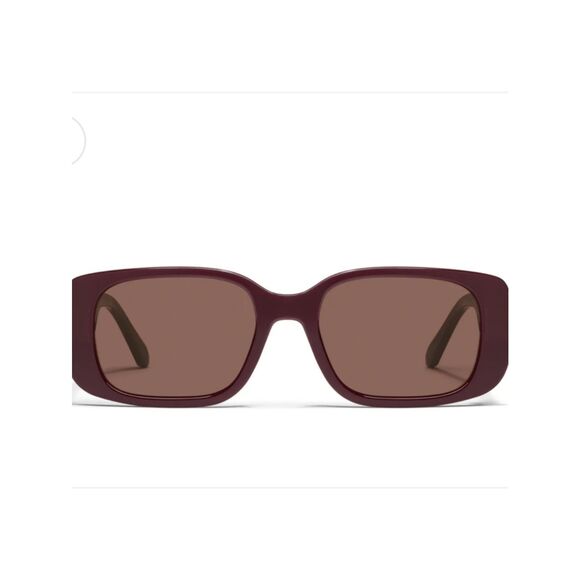 Quay Australia Karma Sunglasses- Pinot/Brown Exclusive Colourway main image 9
